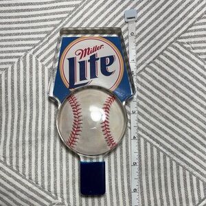 Vintage 1990's 6" Miller Lite Baseball Tap Handle